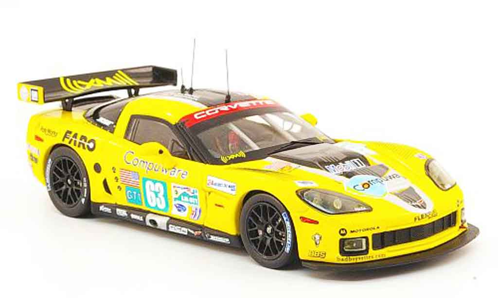Chevrolet Corvette C6 1/43 IXO C6 R No.63 Compuware 24h Le Mans 2009 modelauto