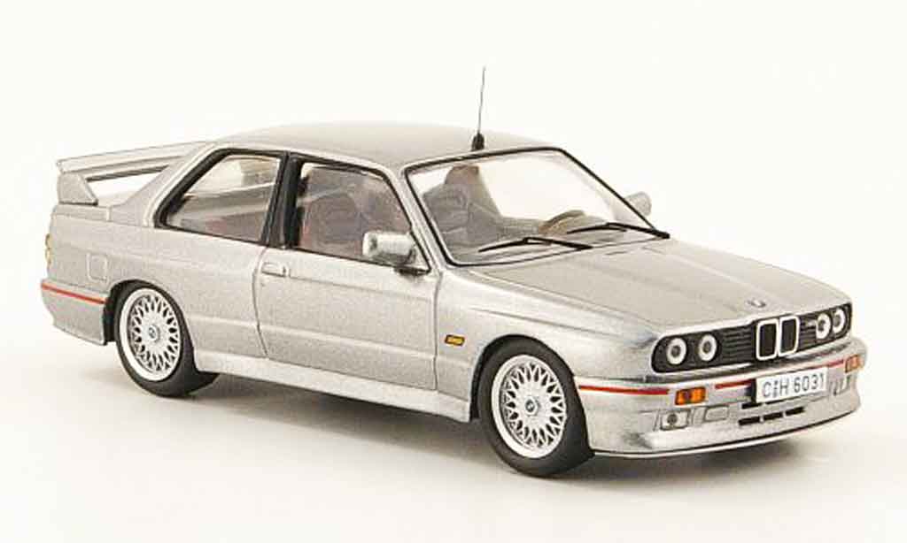 Bmw M3 E30 1/43 IXO E30 Sport Evolution grijs metallic grijs 1990 modelauto