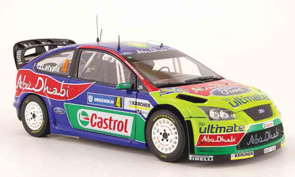 Ford Focus RS WRC 1/18 Sun Star RS WRC no.4 bp/abu dhabi rallye schweden 2008 modelauto