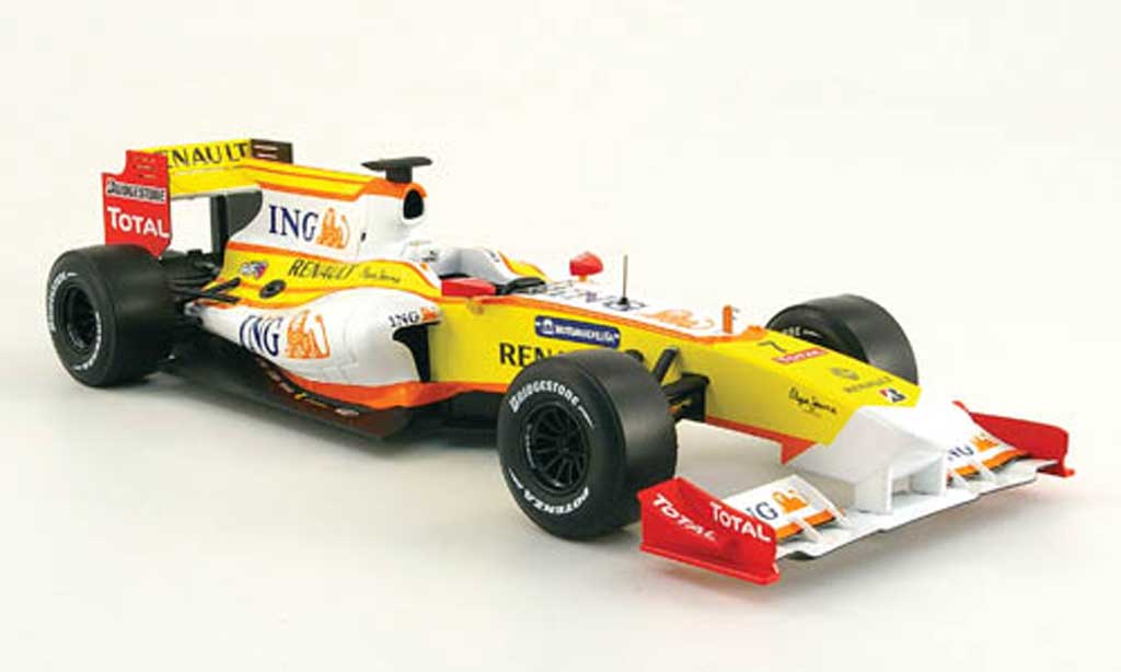 Renault F1 1/18 Norev r 29 no.7 ing formel 1 showcar 2009 modelauto