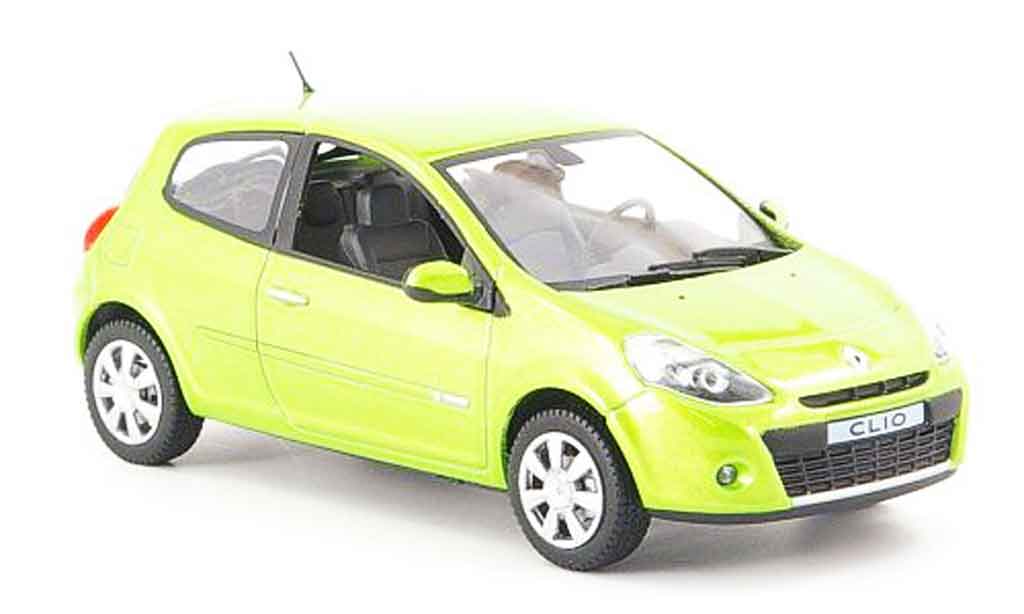 Renault Clio 1/43 Norev grun 2009 modelauto
