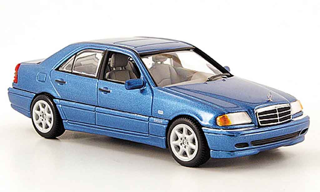 Mercedes Classe C 1/43 Minichamps (W 202) blauw 1997 modelauto