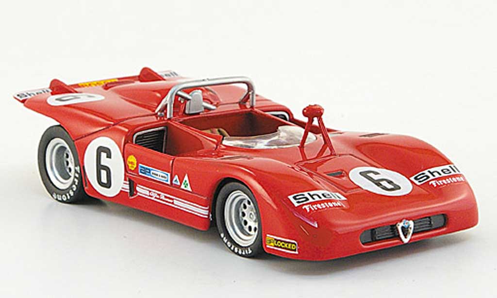 Alfa Romeo 33.3 1971 1/43 M4 1971 No.6 Stommelen/Kinnunen Targa Florio modelauto