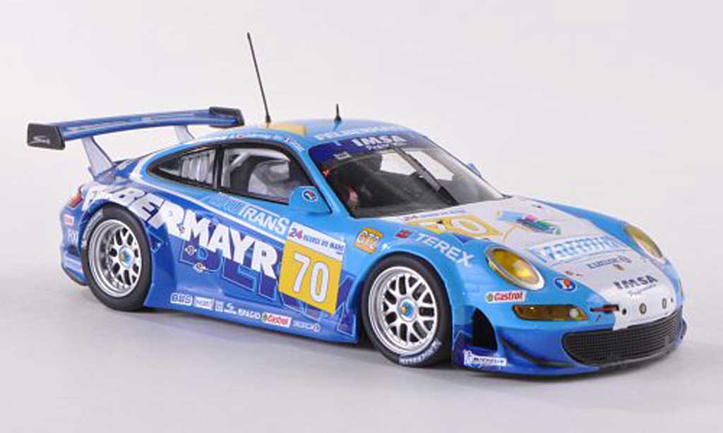 Porsche 997 GT3 RSR 1/43 Minichamps GT3 RSR 2009 No.70 Felbermayr 24h Le Mans Felbermayr/Felbermayr/Lecourt modelauto