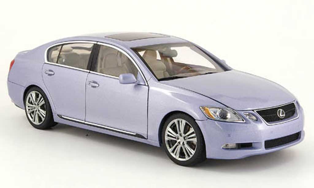 Lexus GS 450 1/18 Autoart 450 h grijs blauw modelauto