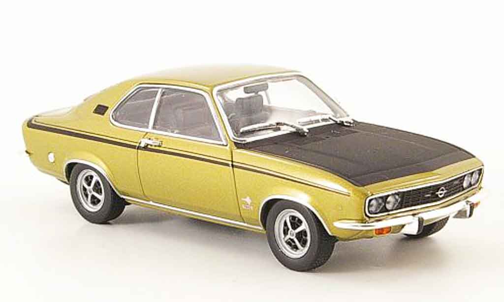 Opel Manta A 1/43 Minichamps A sr or zwart 1972 modelauto