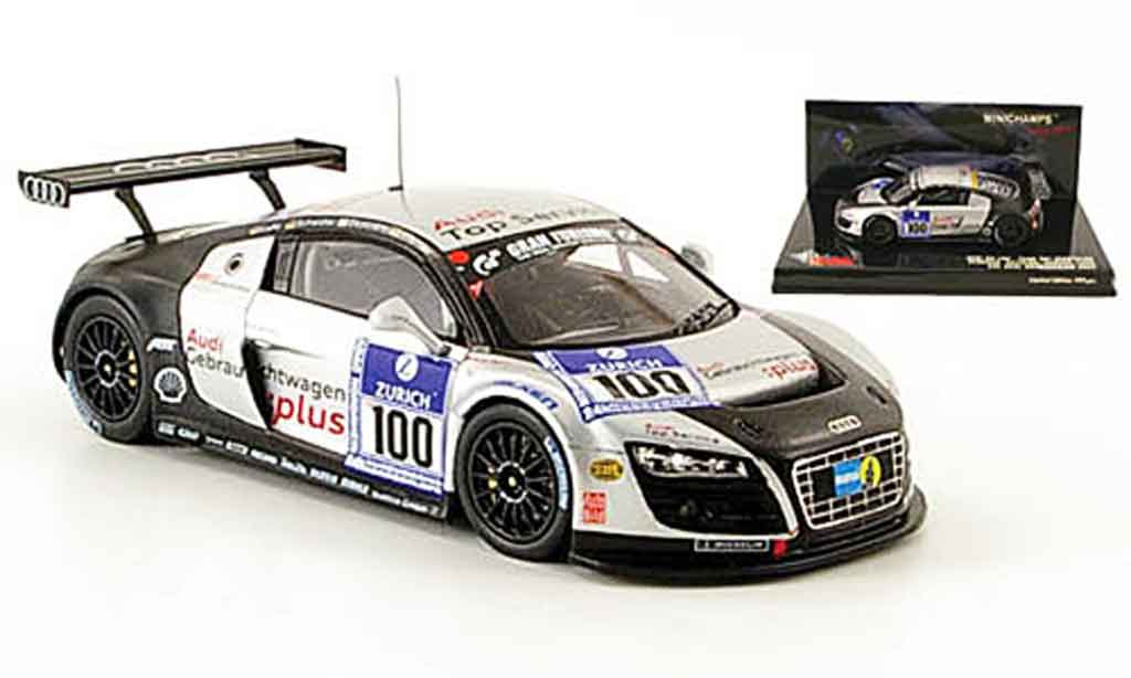 Audi R8 2009 1/43 Minichamps 2009 LMS No.100 Top Service 24h Nurburgring modelauto