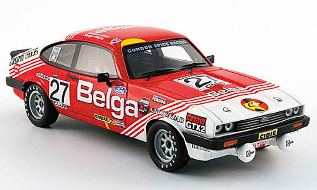 Ford Capri 1/43 Premium X MK III 3.0 S No.27 Belga 24h Spa 1978 modelauto