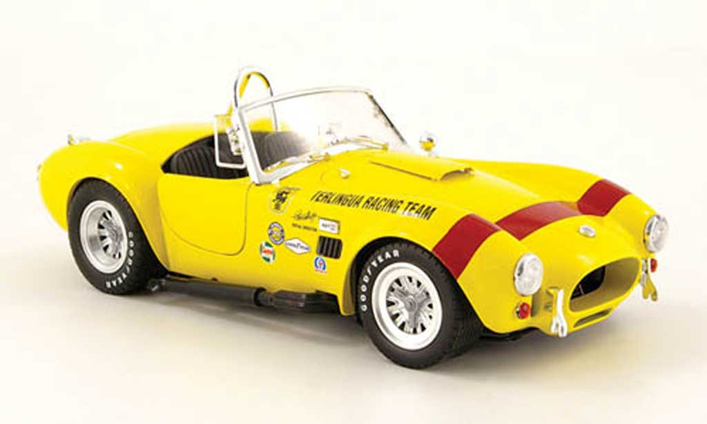 Shelby Ac Cobra 1/18 Shelby Collectibles 427 s c geel terlingua racing team 1965 modelauto