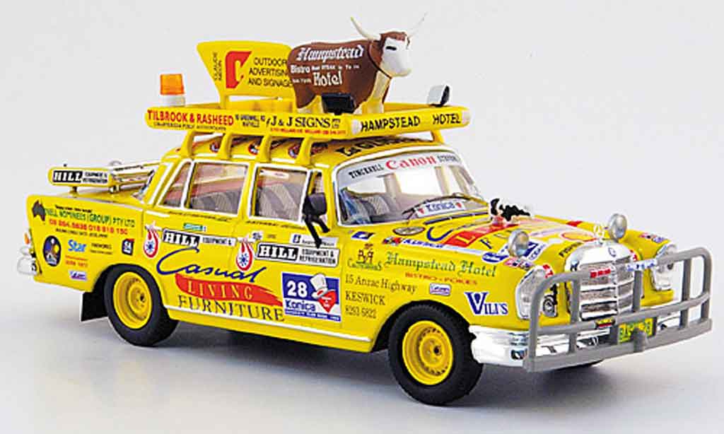 Mercedes 220 1/43 Ixo Sb (W 111) Bush Bash 1959 modelauto