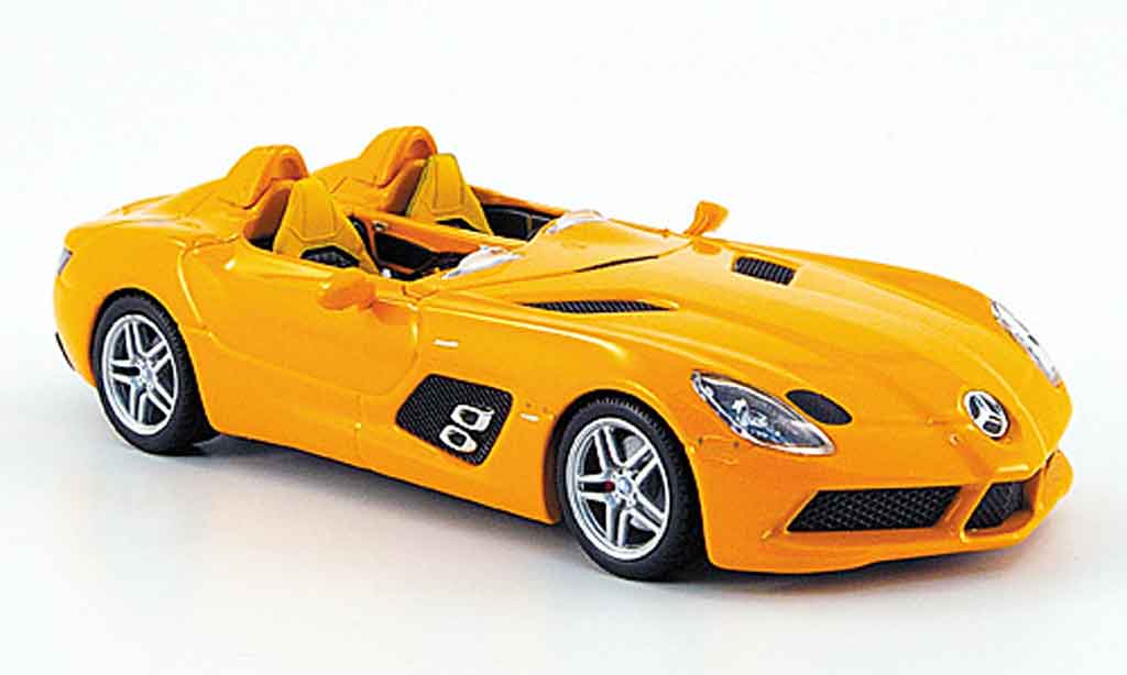 Mercedes SLR 1/43 Minichamps McLaren Stirling Moss (Z 199) oranje 2009 modelauto