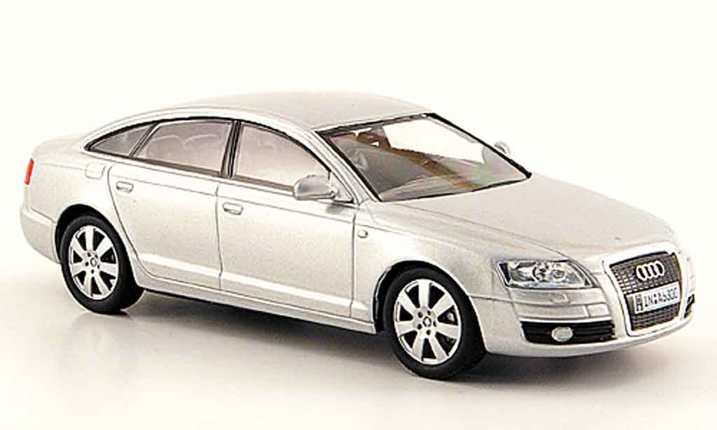 Audi A6 1/43 Solido grijs metallic 2006 modelauto