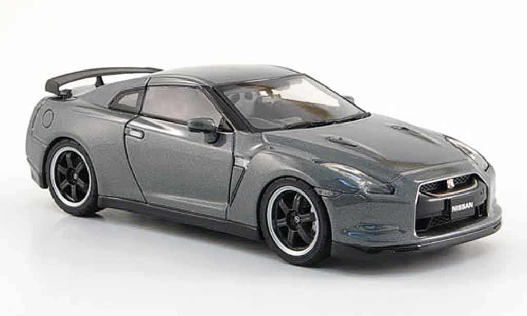 Nissan Skyline R35 1/43 Ebbro JGTC R35 GT R Spec V grijs 2009 modelauto