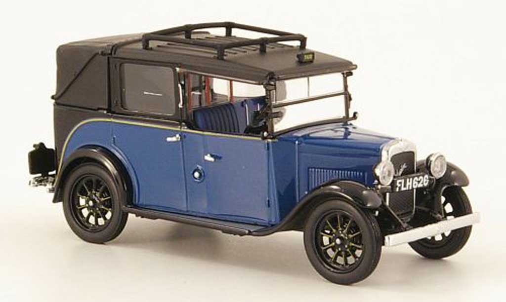 Austin Low Loader 1/43 Oxford Taxi blauw/zwart Taxi (GB) modelauto