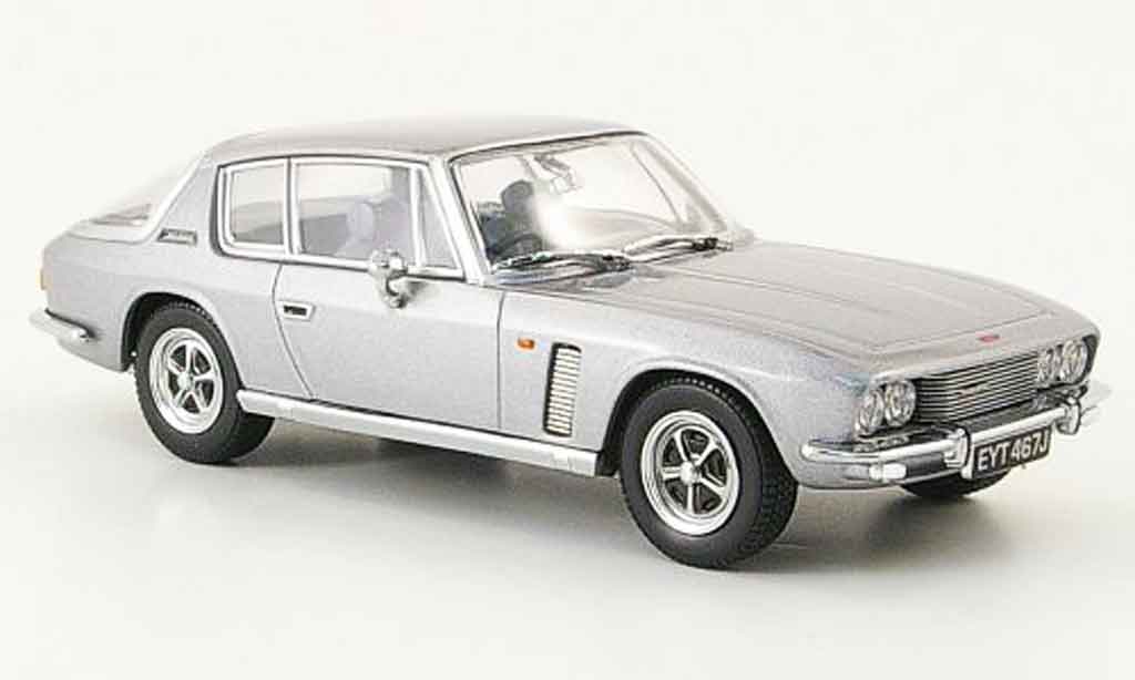 Jensen MK2 1/43 Oxford Interceptor grijs metallic modelauto