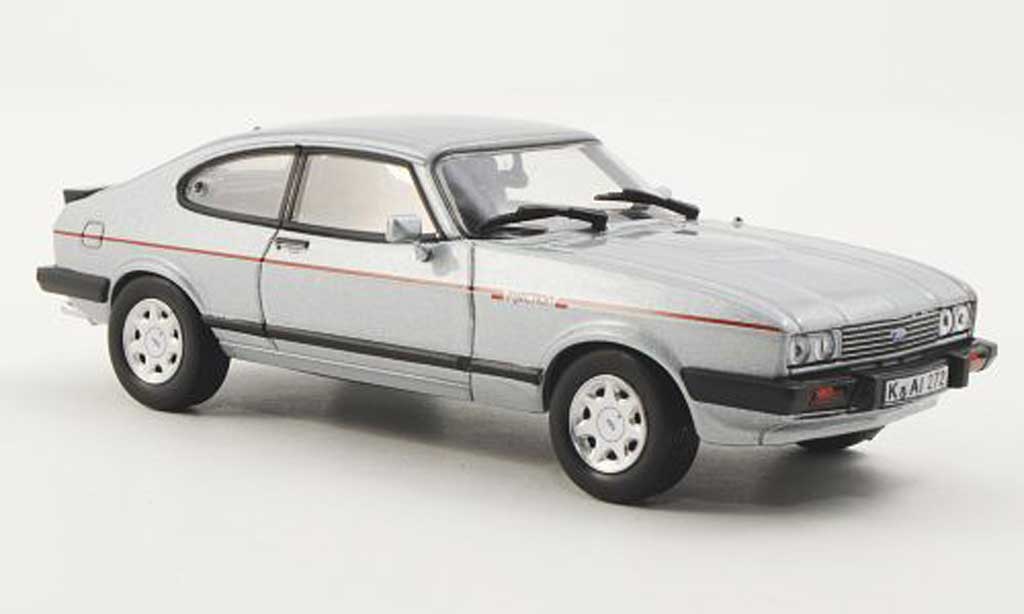Ford Capri 1/43 Norev Mk III 2.8 Superinjection grijs 1984 modelauto