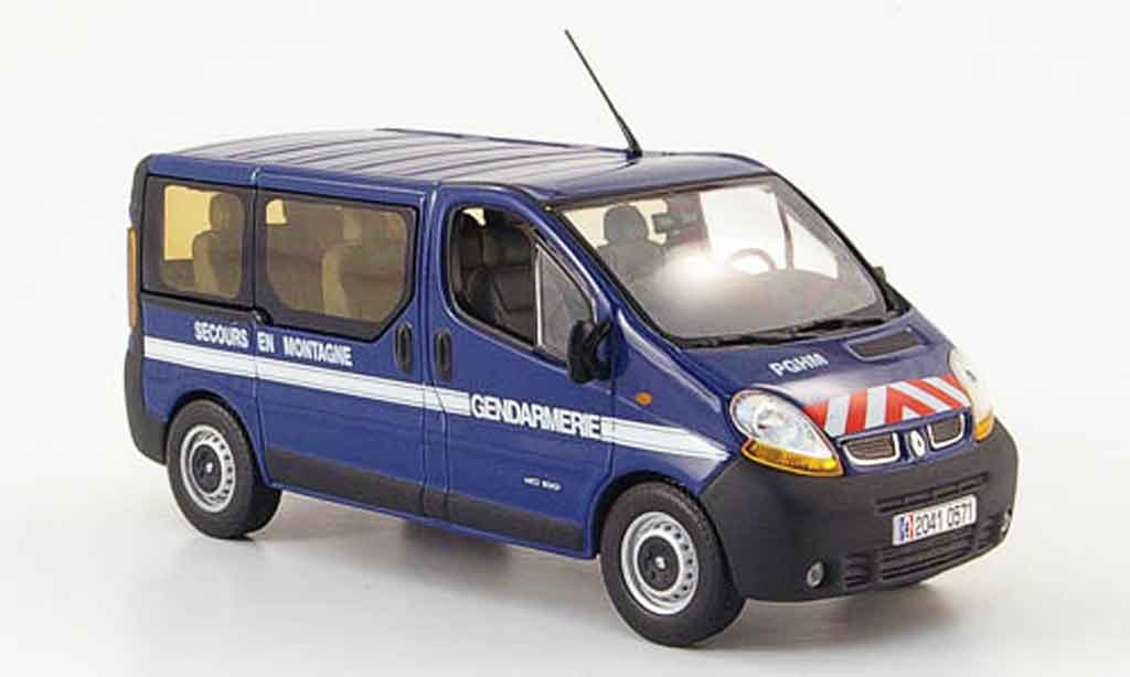 Renault Trafic 1/43 Norev gendarmerie secours en montagne 2004 modelauto
