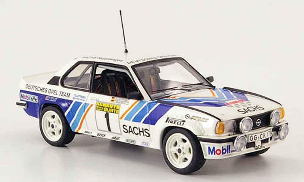 Opel Ascona B 1/43 Schuco B 400 no.1 sachs winter rallye 1981 modelauto