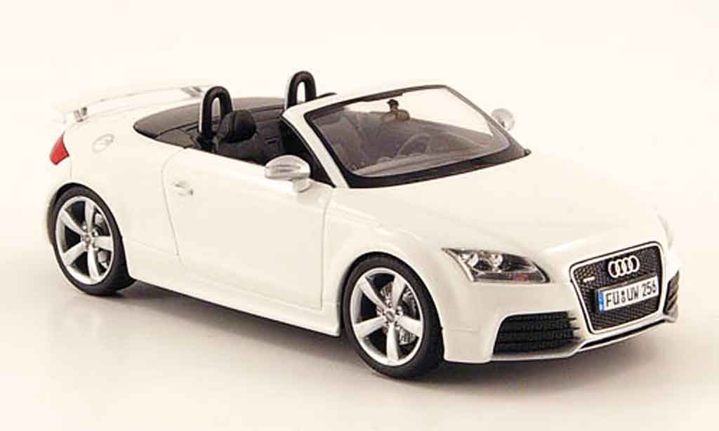 Audi TT RS 1/43 Schuco RS Roadster wit 2009 modelauto