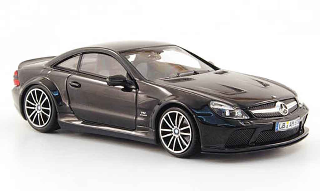 Mercedes Classe SL 65 1/43 Minichamps 65 AMG Black Series zwart 2008 modelauto