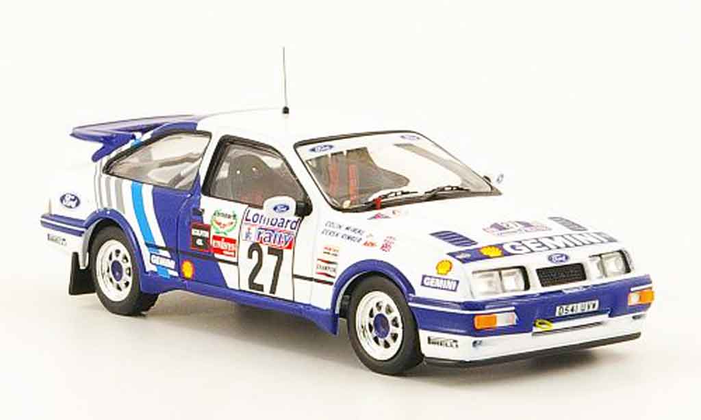 Ford Sierra Cosworth RS 1/43 ixo Cosworth RS Cosworth No.27 Gemini RAC Rally 1989 modelauto