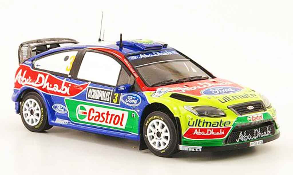 Ford Focus RS WRC 1/43 ixo RS WRC 09 No.3 Sieger Akropolis Rally 2009 modelauto
