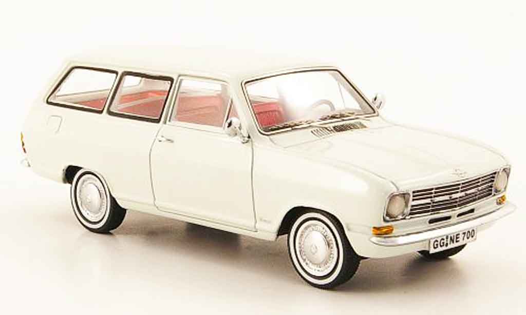 Opel Kadett B 1/43 Neo B caravan wit 1971 modelauto