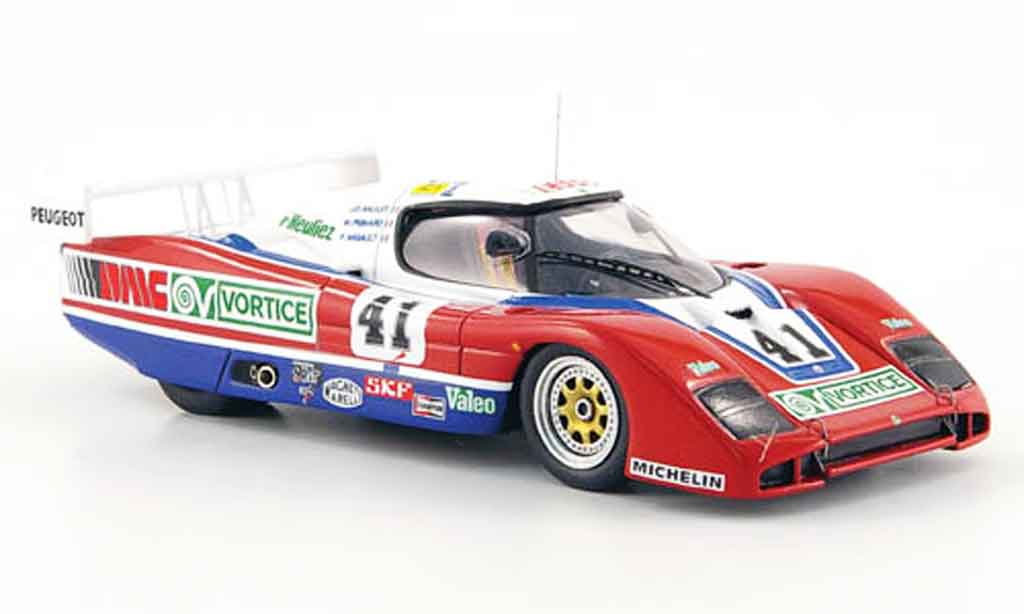 Peugeot WM 1986 1/43 Bizarre 1986 turbo no.41 24h le mans P85 modelauto