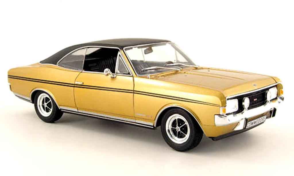 Opel Commodore A 1/18 Revell A gs e or zwart mcw sondermodell 1970 modelauto