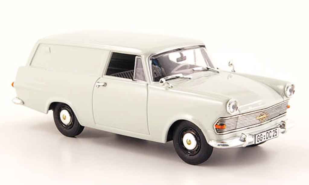 Opel Rekord 1/43 Bing p2 kasten grijs modelauto