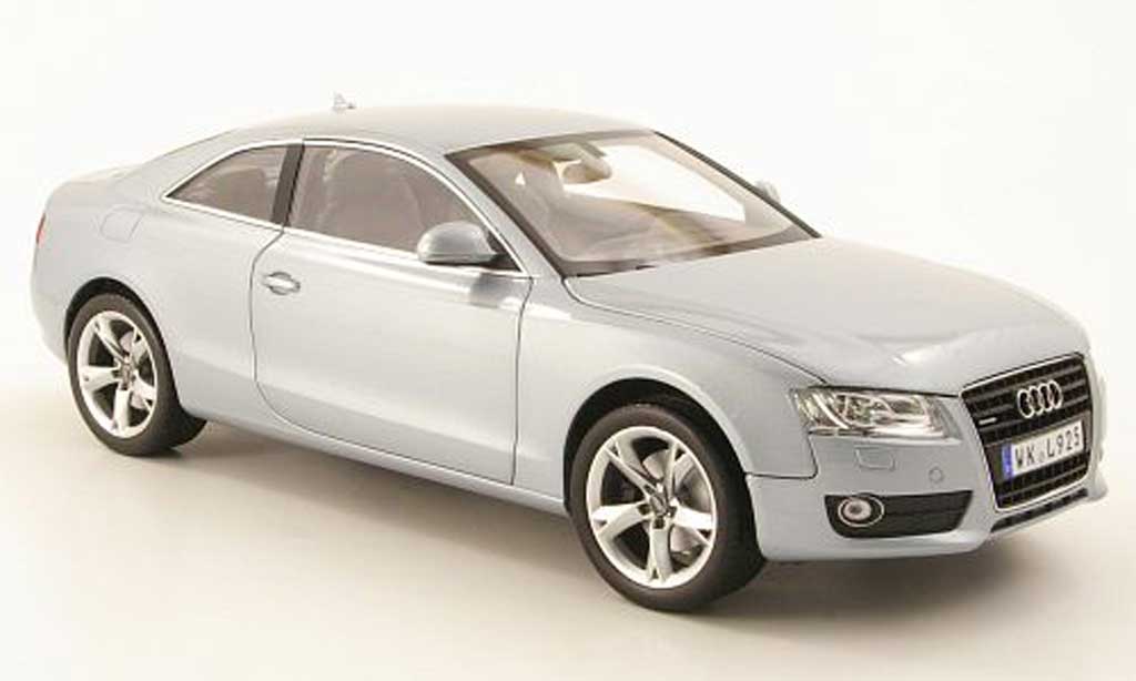 Audi A5 1/18 Norev coupe grijs metallized 2007 modelauto