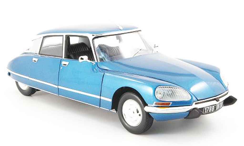 Citroen DS 23 1/18 Norev 23 pallas blauw 1974 modelauto