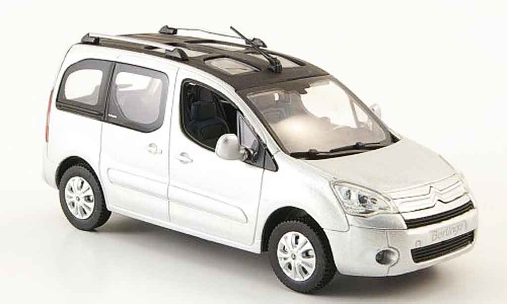 Citroen Berlingo 1/43 Norev multispace grijs metallic 2008 modelauto