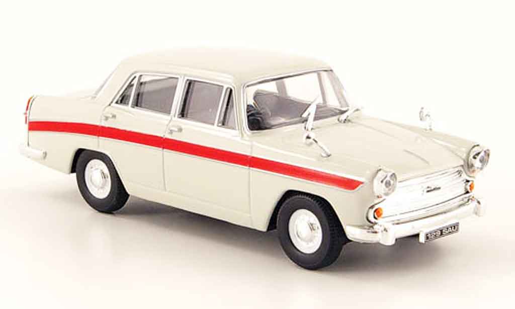 Austin A60 1/43 Cararama Cambridge grijs rood modelauto