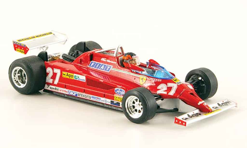 Ferrari 126 1981 1/43 Brumm 1981 CK turbo no.27 g.villeneuve gp monte carlo modelauto
