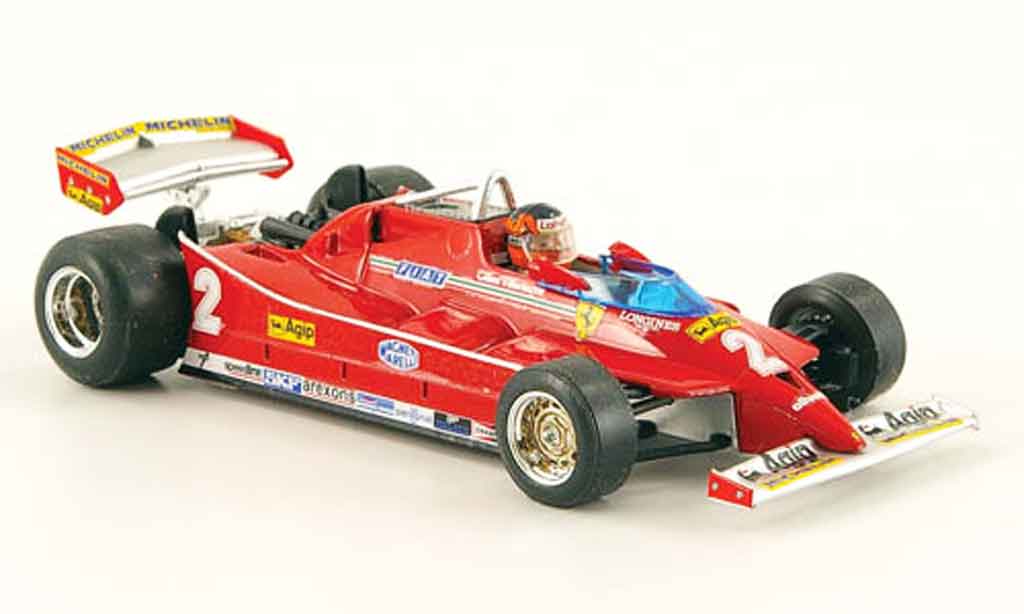 Ferrari 126 1980 1/43 Brumm 1980 C no.2 g.villeneuve test imola modelauto