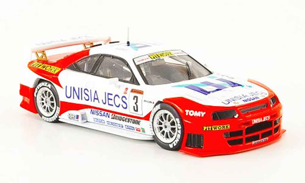 Nissan Skyline R33 1/43 Ebbro R33 GTR No.3 Unisia Jecs JGTC 1998 modelauto