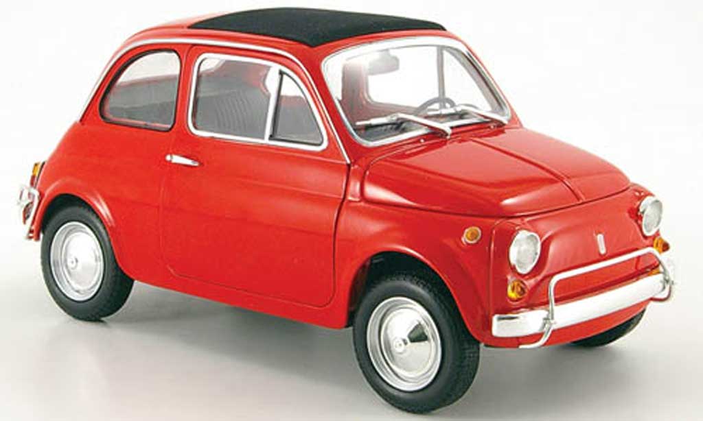 Fiat 500 L 1/18 Minichamps L rood mcw 1968 modelauto
