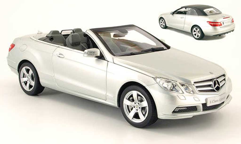 Mercedes Classe E 1/18 Norev cabriolet (a207) grijs 2010 modelauto