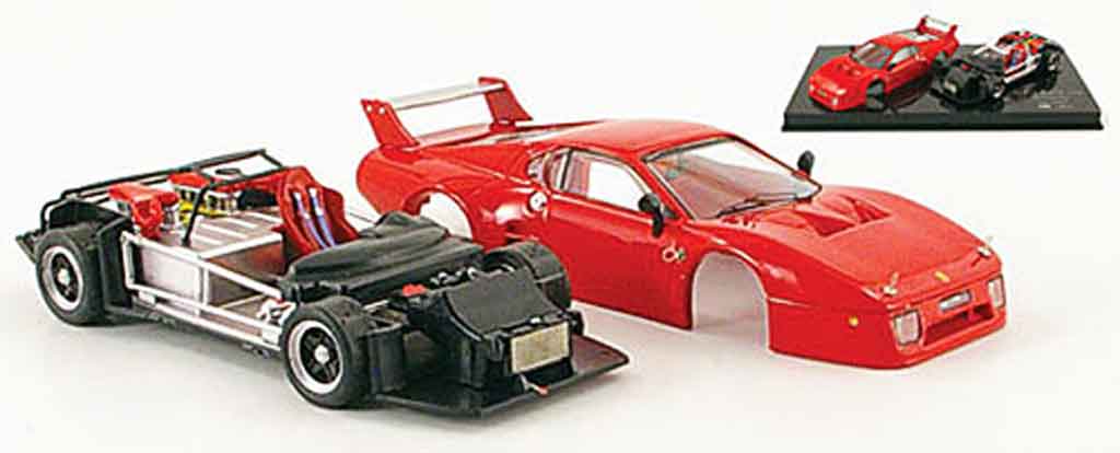 Ferrari 512 BB LM 1/43 Best BB LM rood kit prasentation 1980 modelauto