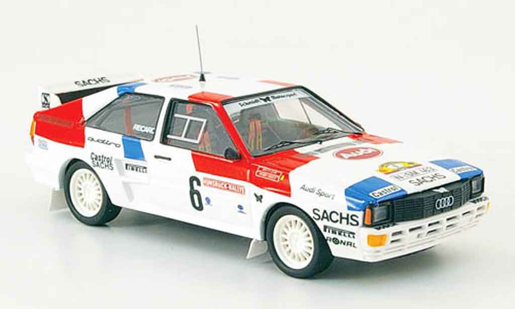 Audi Quattro 1/43 Trofeu No.6 Duez Lux Rally Hunsruck 1985 modelauto
