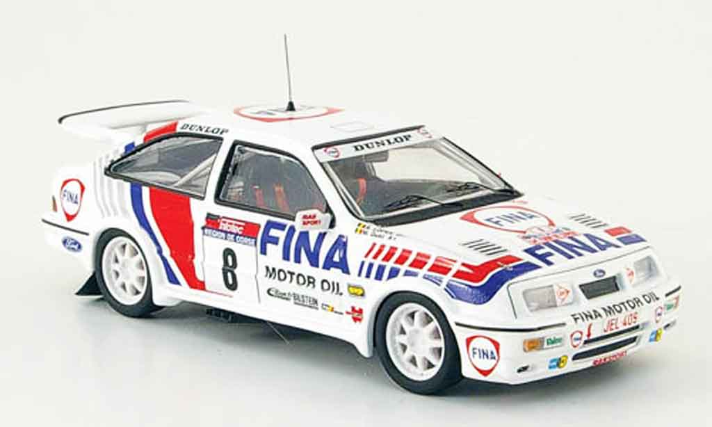 Ford Sierra Cosworth RS 1/43 Trofeu Cosworth RS Cosworth No.8 Fina Rally Korsika 1990 modelauto