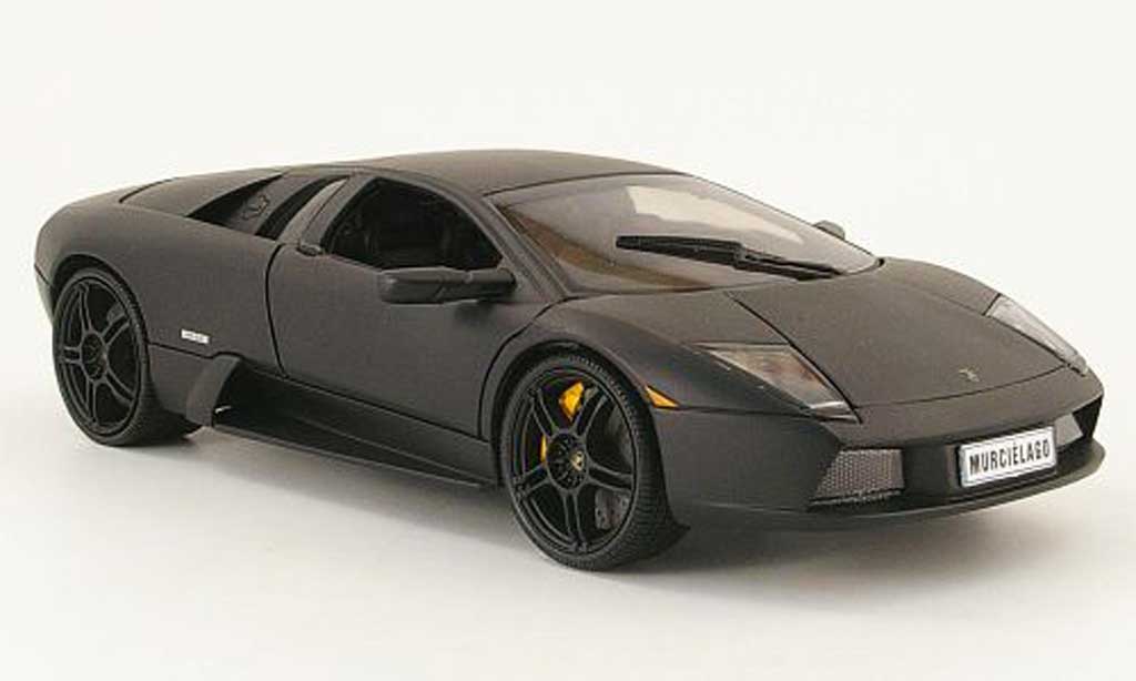 Lamborghini Murcielago 1/18 Welly zwart mat 2003 modelauto
