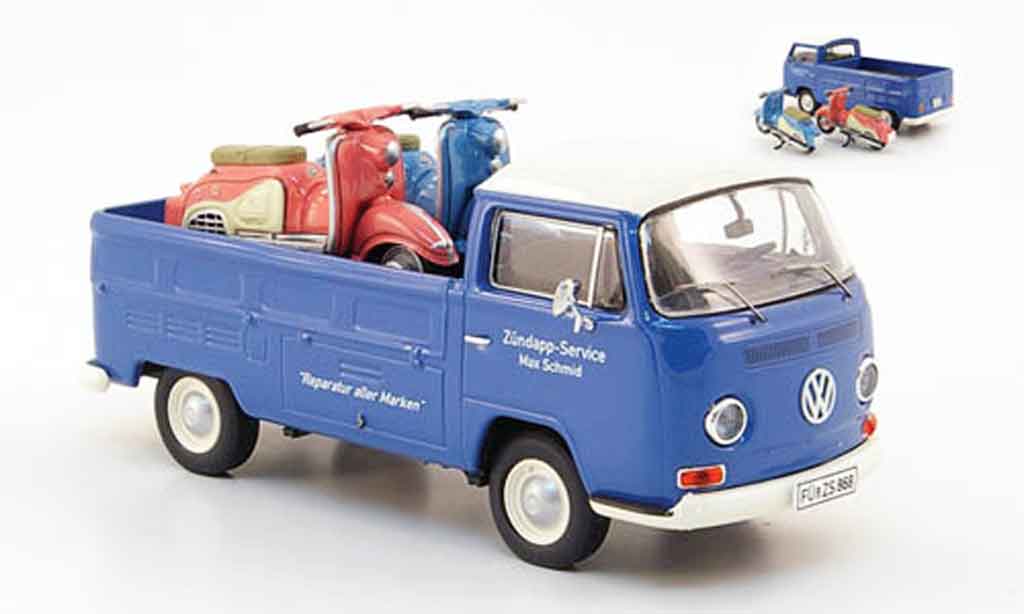 Volkswagen Combi 1/43 Premium Cls t2a pritsche zundapp service avec ladegut modelauto