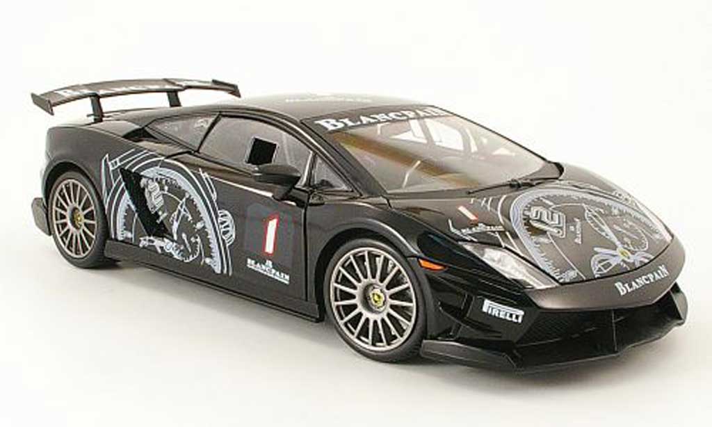 Lamborghini Gallardo LP560-4 LP560-4 1/18 Mondo Motors super trofeo no1 zwart modelauto