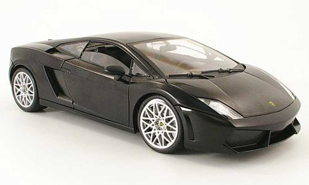 Lamborghini Gallardo LP560-4 LP560-4 1/18 Mondo Motors zwart mat modelauto