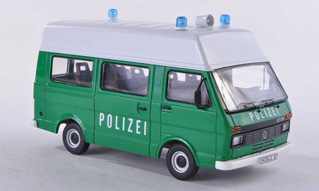 Volkswagen LT28 1/43 Premium ClassiXXs bus toit sureleve politie groen modelauto