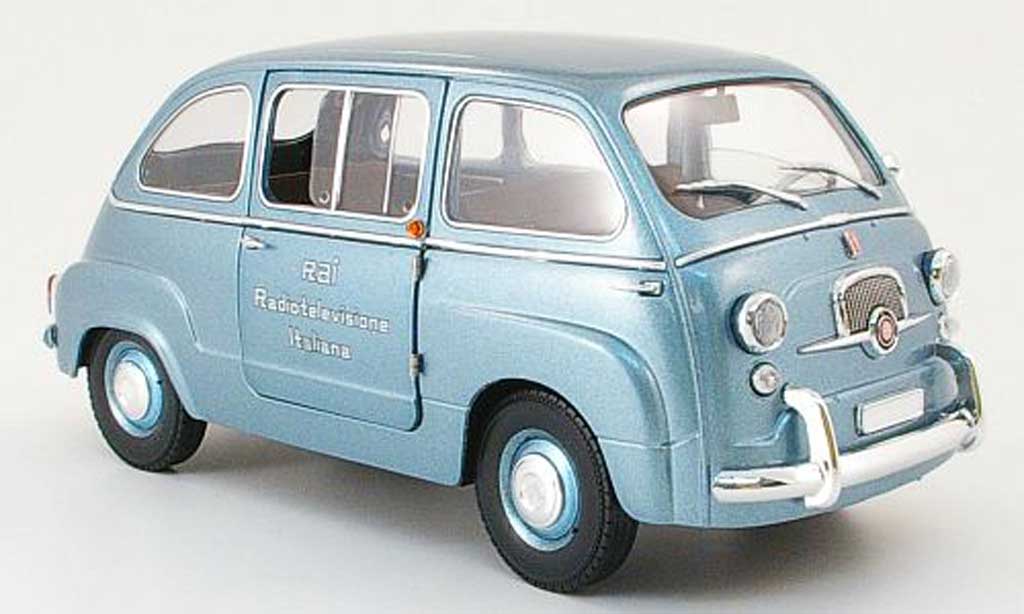 Fiat 600 1/18 Mini Miniera multipla rai - radiotelevisione italiana 1960 modelauto