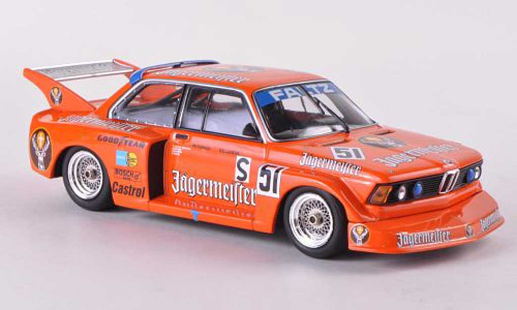 Bmw 320 E21 1/43 Minichamps E21 i Gr.5 No.51 Jagermeister 6h Silverstone Peterson/Kelleners 1977 modelauto