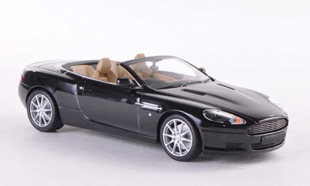 Aston Martin DB9 Volante 1/43 Minichamps Volante zwart 2009 modelauto